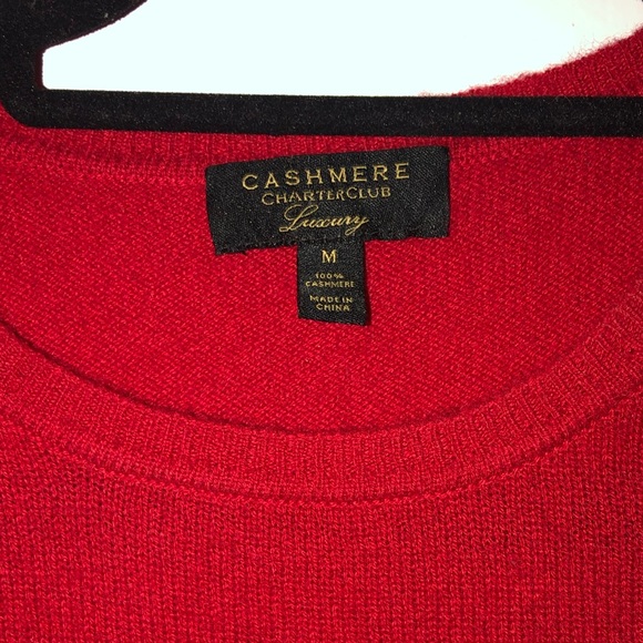 100% cashmere red sweater - Picture 4 of 5